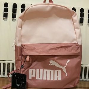 Pink puma backpack